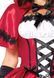 Еротичний костюм Червоної шапочки Leg Avenue Gothic Red Riding Hood L, сукня, накидка SO9124 фото 3