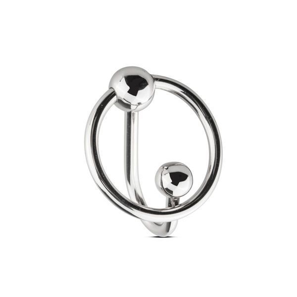 Уретральна вставка із кільцем Sinner Gear Unbendable &ndash; Sperm Stopper Solid, діаметр кільця 2,6 см SO4583 фото