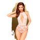 Боді з глибоким декольте та високими трусиками Penthouse - Toxic Powder White S/M SO9600 фото 1