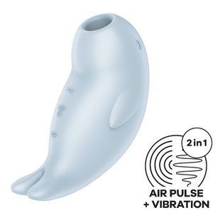 Вакуумный клиторальный стимулятор с вибрацией Satisfyer Seal You Soon SX0564 фото
