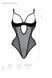 Эротическое боди Passion MARINA BODY, L/XL, black, с открытыми чашками SO9717 фото 5