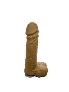 Крафтовое мыло-член с присоской Чистый Кайф Brown size M натуральное SO2631 фото