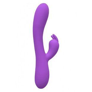 Вібратор-кролик Wooomy Gili-Gili Vibrator with Heat Purple, відросток з вушками, підігрів до 40&deg;С SO7412 фото