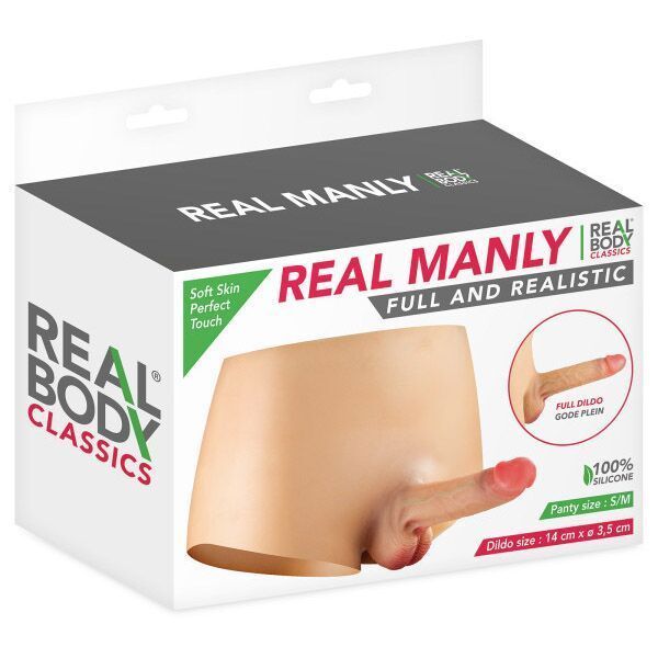 Страпон Real Body &mdash; Real Manly full and realistic S/M SO9954 фото