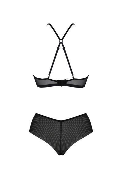 Комплект Passion KERRIA BIKINI black, L/XL, бралет і трусики-бікіні SX0482 фото