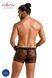 Мужские прозрачные боксеры Passion 032 Short James L/XL Black, сетка SO7567 фото 6