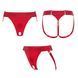 Трусики для страпона Strap-On-Me HARNAIS LINGERIE UNIQUE - One Size - RED SO9614 фото 2