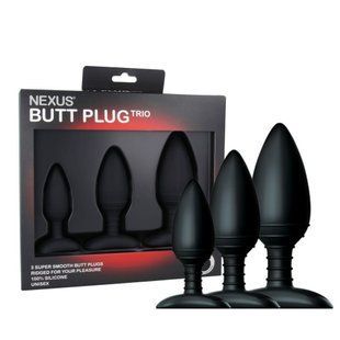 Набор анальных пробок Nexus Butt Plug Trio, макс. диаметр 3&ndash;4&ndash;5 см SO2743 фото