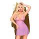 Міні-сукня з мереживним ліфом та стрінгами Penthouse - Bedtime Story Purple M/L SO4349 фото 1