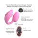 Віброяйце з вакуумною кліторальною стимуляцією Love To Love Wonderlover PINK PASSION SO9616 фото 2