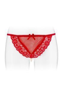 Трусики-стринги с жемчужной ниткой Fashion Secret KATIA Red SO2247 фото