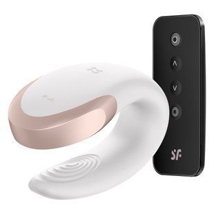 Смарт-вибратор для пар Satisfyer Double Love (White) SO4928 фото