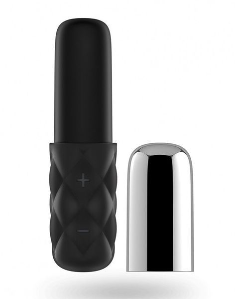 Мощный мини-вибратор Satisfyer Sparkling Darling Silver со съемным колпачком, 15 режимов работы SO3500 фото