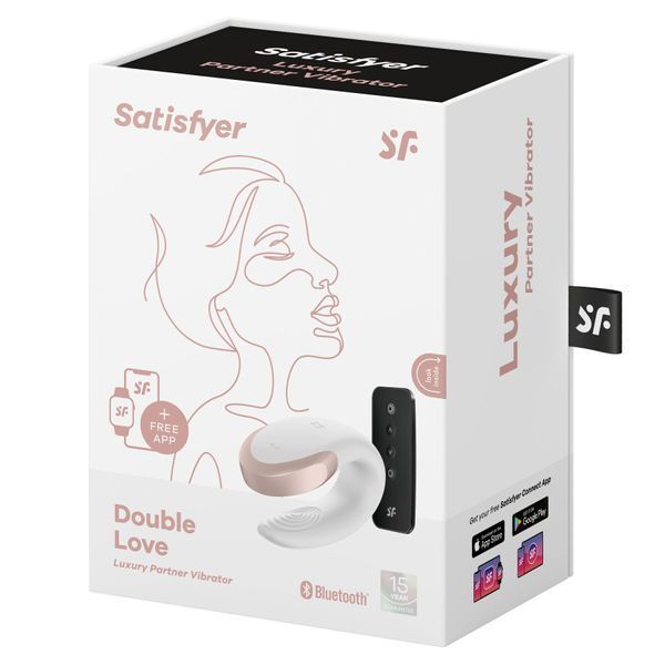 Смарт-вібратор для пар Satisfyer Double Love (White) SO4928 фото