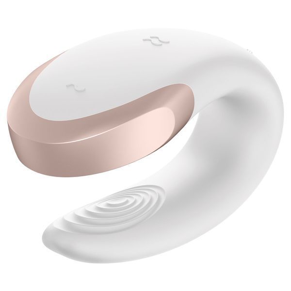 Смарт-вібратор для пар Satisfyer Double Love (White) SO4928 фото