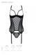 Корсет Passion MARINA CORSET, L/XL, black, з відкритими чашками SO9729 фото 5