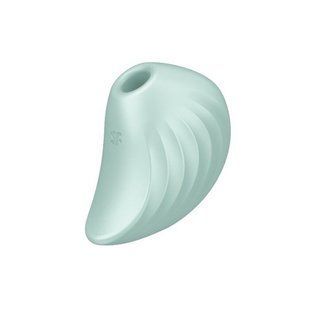 Вакуумный клиторальный стимулятор с вибрацией Satisfyer Pearl Diver Mint SO6077 фото