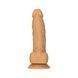 Фаллоимитатор ADDICTION Dual Density Silicone Dildo Caramel 8&Prime;, присоска, диаметр 4,3 см, вибропуля SO8243 фото 1