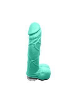 Крафтовое мыло-член с присоской Чистый Кайф Turquoise size M натуральное SO2645 фото