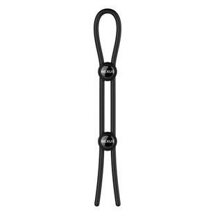 Эрекционное кольцо Nexus FORGE Double Adjustable Lasso - Black SO8694 фото