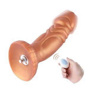 Силиконовый дилдо с вибрацией Hismith Slightly Curved Vibrating Silicone Dildo Monster Series SO9963 фото