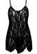 Сорочка бебі-дол Leg Avenue Rose Lace Flair Chemise Black, One Size SO9100 фото 3