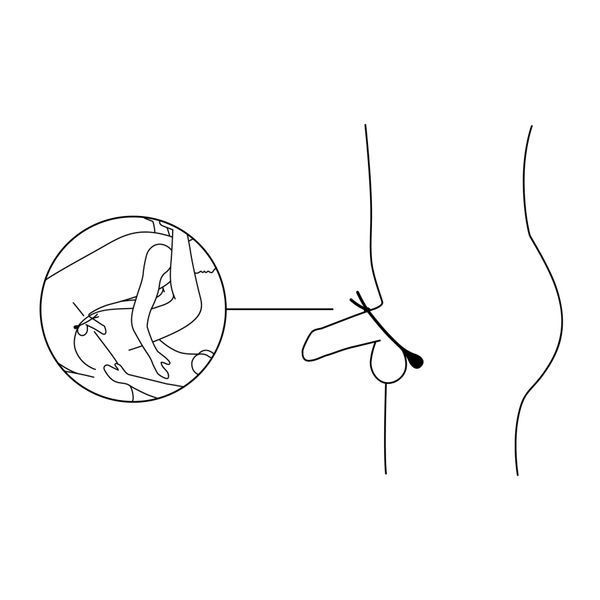 Ерекційне кільце Nexus FORGE Vibrating Adjustable Lasso - Black SO8695 фото
