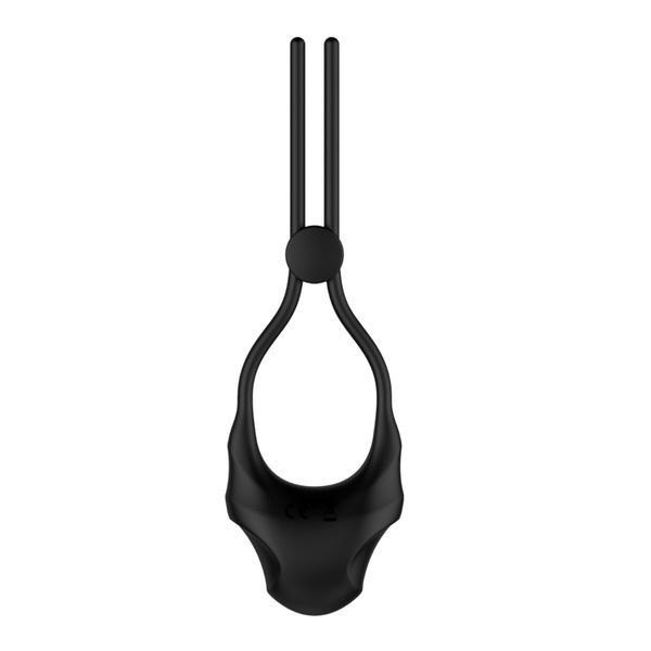 Ерекційне кільце Nexus FORGE Vibrating Adjustable Lasso - Black SO8695 фото