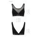 Топ з прозорою вставкою Passion PS002 TOP black, size M SO4200 фото 6