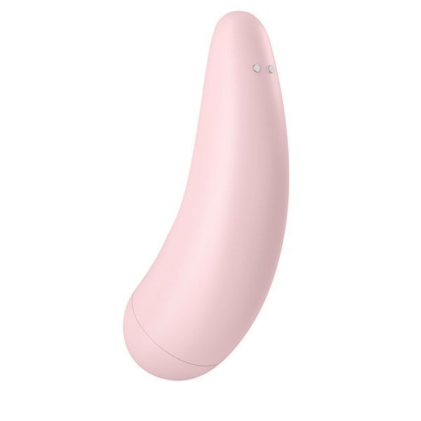 Вакуумный клиторальный стимулятор Satisfyer Curvy 2+ Pink с управлением через интернет SO3782 фото