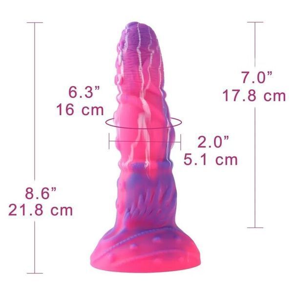 Силіконовий дилдо Hismith Silicone Tentacle Dildo Monster Series SO9964 фото