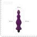 Анальна пробка з вібрацією Adrien Lastic Bullet Amuse Purple, макс. діаметр 3,9 см AD20293 фото 2