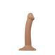 Насадка для страпона Strap-On-Me Dual Density Dildo Caramel S, діаметр 2,7 см, двошарова, гнучка SO9864 фото 2
