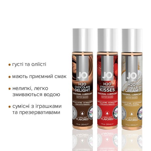 Набір System JO Tri-Me Triple Pack &mdash; Neapolitan (3&times;30 мл) три різні смаки оральних змазок SO6775 фото