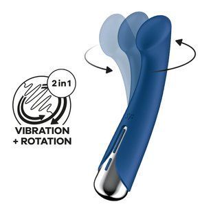 Вибратор Satisfyer Spinning G-Spot 1 Blue SX0556 фото