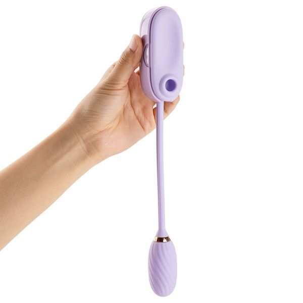 Вакуумный клиторальный стимулятор Otouch Louis Vibrate Purple с виброяйцом, в кейсе SO9430 фото