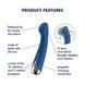 Вібратор Satisfyer Spinning G-Spot 1 Blue SX0556 фото 7