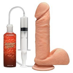 Фалоімітатор, що кінчає, Doc Johnson The D ULTRASKYN Perfect D Squirting &ndash; 7 Inch, діаметр 4,3 см SO9547 фото