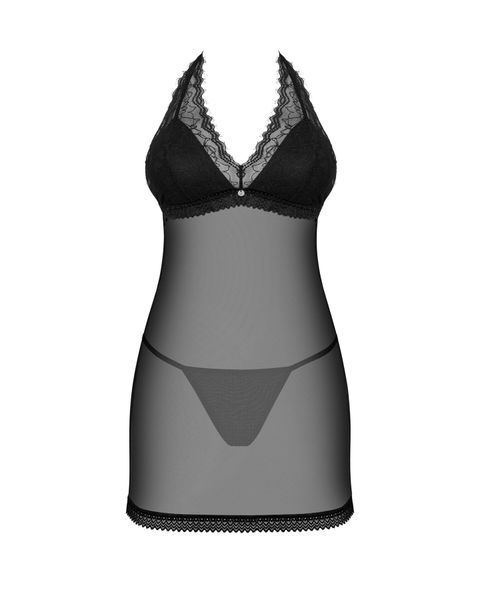 Пеньюар Obsessive Medilla chemise & thong XS/S SO9052 фото