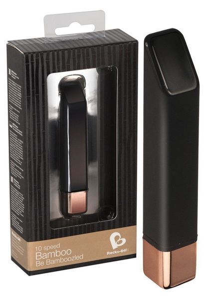 Вибратор Rocks Off Bamboo Noir Gold SO1344 фото