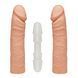 Фалоімітатор подвійний Doc Johnson The D - Double D - 16 Inch - ULTRASKYN, діаметр 4,4 см, Vack-U-Lo SO1575 фото 1