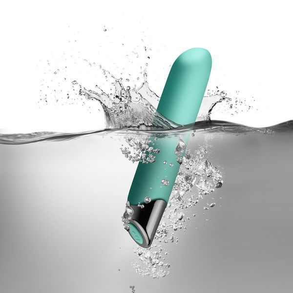 Мощный вибратор Rocks Off Chaiamo Teal, soft-touch силикон, до 3-х часов работы, водостойкий SO2398 фото