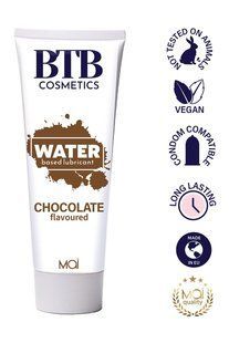Смазка на водной основе BTB FLAVORED CHOCOLAT с ароматом шоколада (100 мл) SO7534 фото