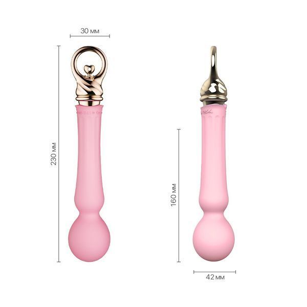 Вибромассажер с подогревом Zalo Sweet Magic - Confidence Wand Fairy Pink SO6676 фото