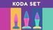 Набор анальных пробок PMV20 Koda &ndash; Butt Plug Set, диаметр 2,9 см, 3,9 см, 5 см SO8897 фото 6