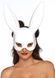 Маска кролика Leg Avenue Masquerade Rabbit Mask White, длинные ушки, на резинке