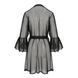 Воздушный пеньюар LOVELIA PEIGNOIR black L/XL - Passion SO4771 фото 6