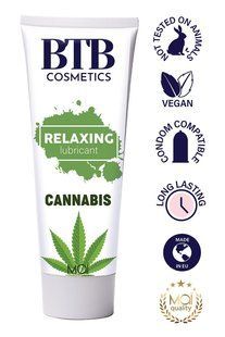Смазка на гибридной основе BTB Relaxing Lubricant Cannabis (100 мл) SO7537 фото