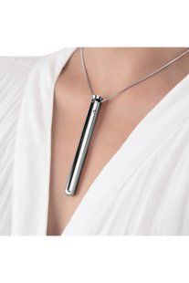 Вибропуля на цепочке Le Wand NECKLACE VIBE, металлическая, серебряная 64522 /LW-047 SLV фото