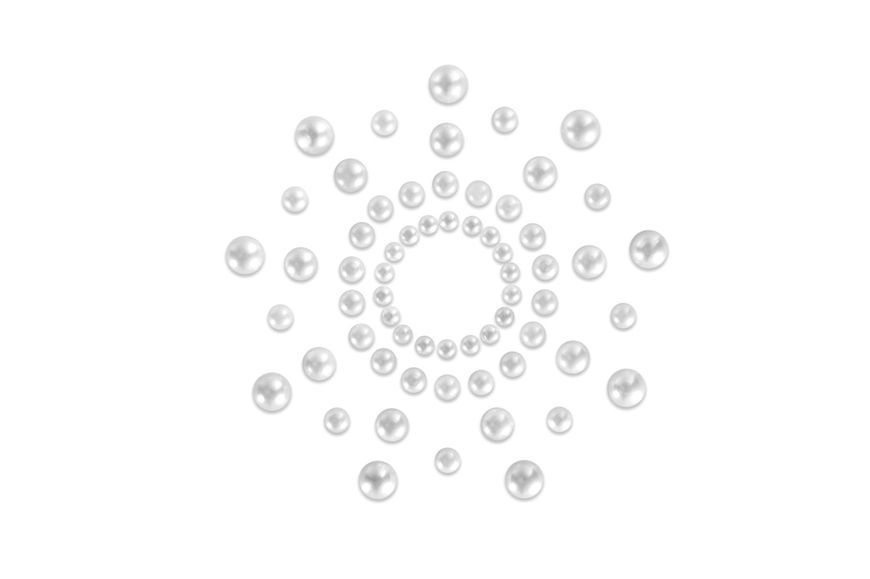 Пэстис из кристаллов Bijoux Indiscrets - Mimi Pearl, украшение на грудь SO2322 фото